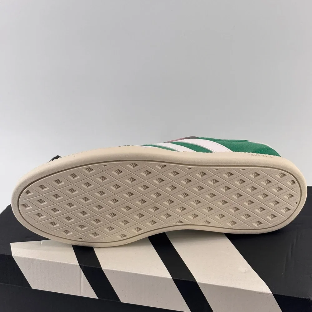 Adidas Breaknet Sleek Women Size 5.5 Green White Suede JH6896 New Sneakers